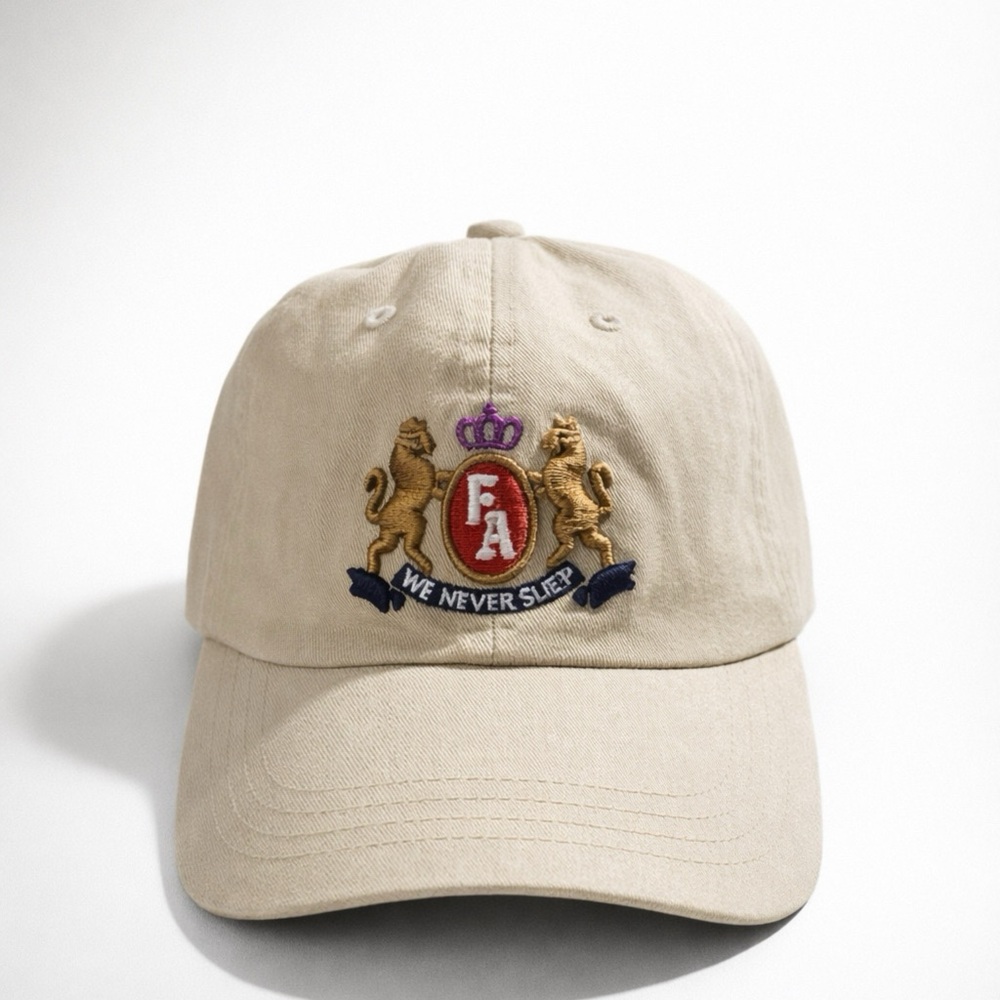 FA Fucking Awesome Logo Cap - Beige & Black